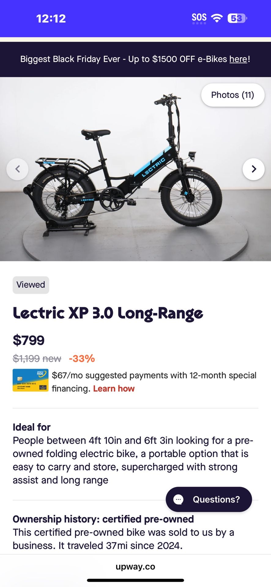 Letric E-bike Xp 3.0 Fat Tire