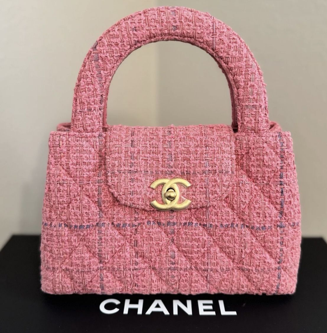 Brand New Auth Chanel Mini Kelly Shopping Bag