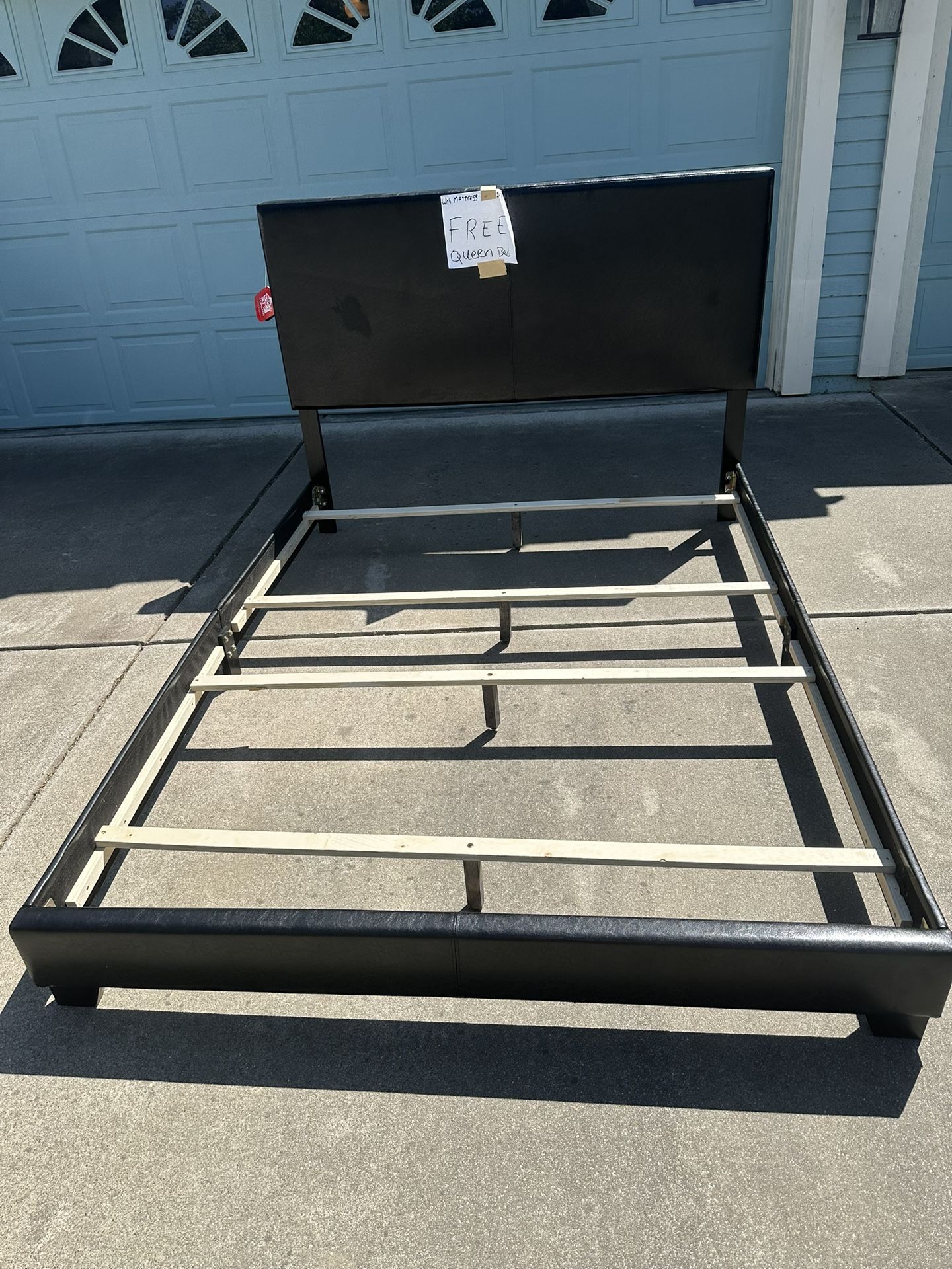 Queen Bed With Mattress And Box Spring