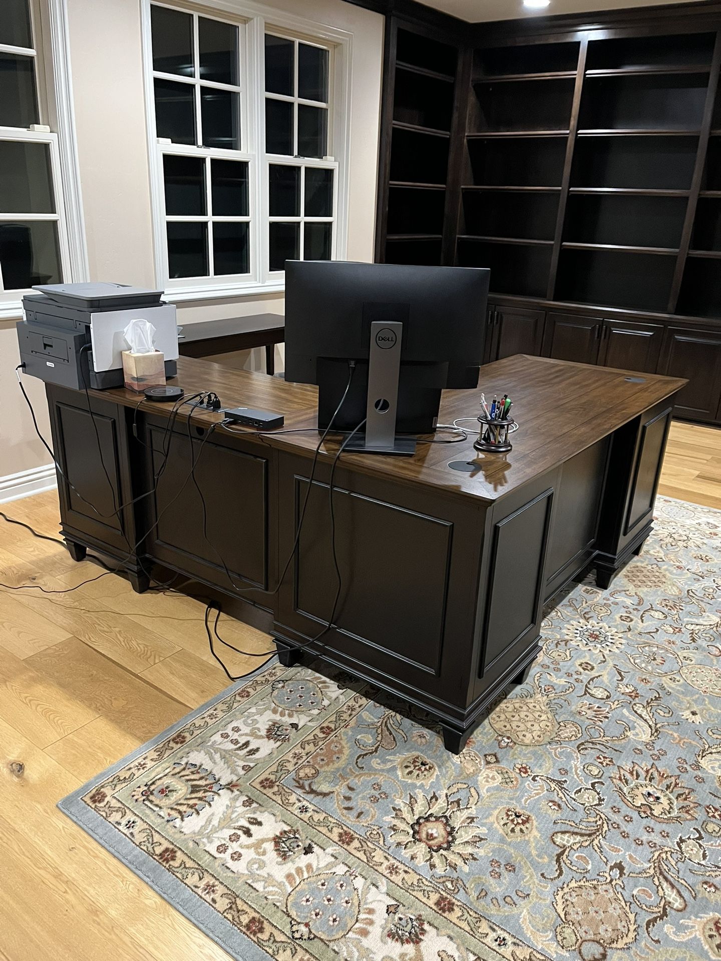 Wood Corner Desk