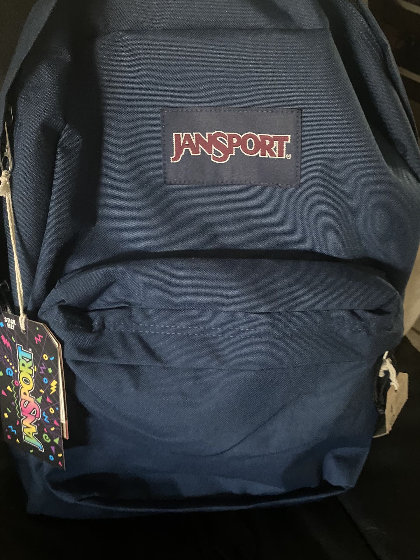Navy Blue Jansport Backpack 