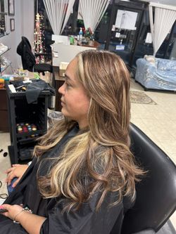 Balayage , Color ,Corte Facial Todo En Mismo Lugar