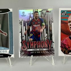 Soccer Cards Featuring Messi, Yamal, Haaland