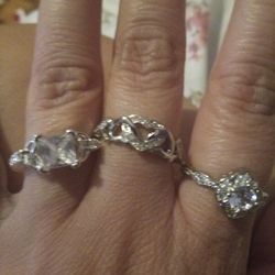 Silver Rings 925 New 17$ Each Pick Up