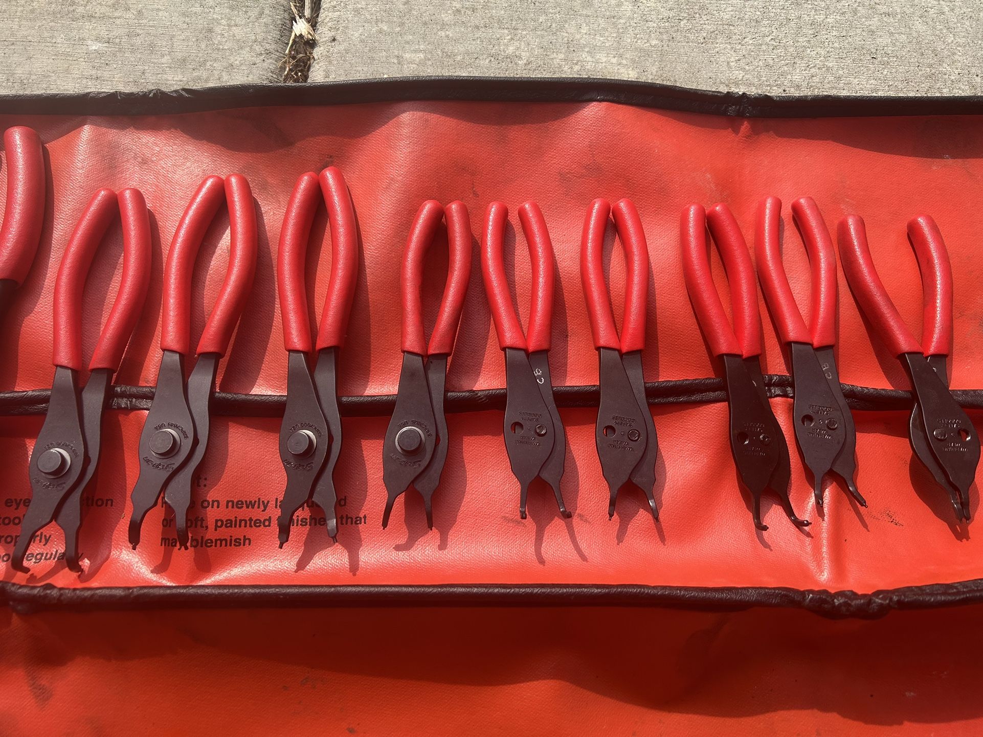 SnapOn Blue Point 10pc. Snap Ring Pliers for Sale in Portland, OR
