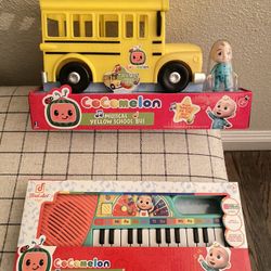 Cocomelon Musical Bus and Keyboard.