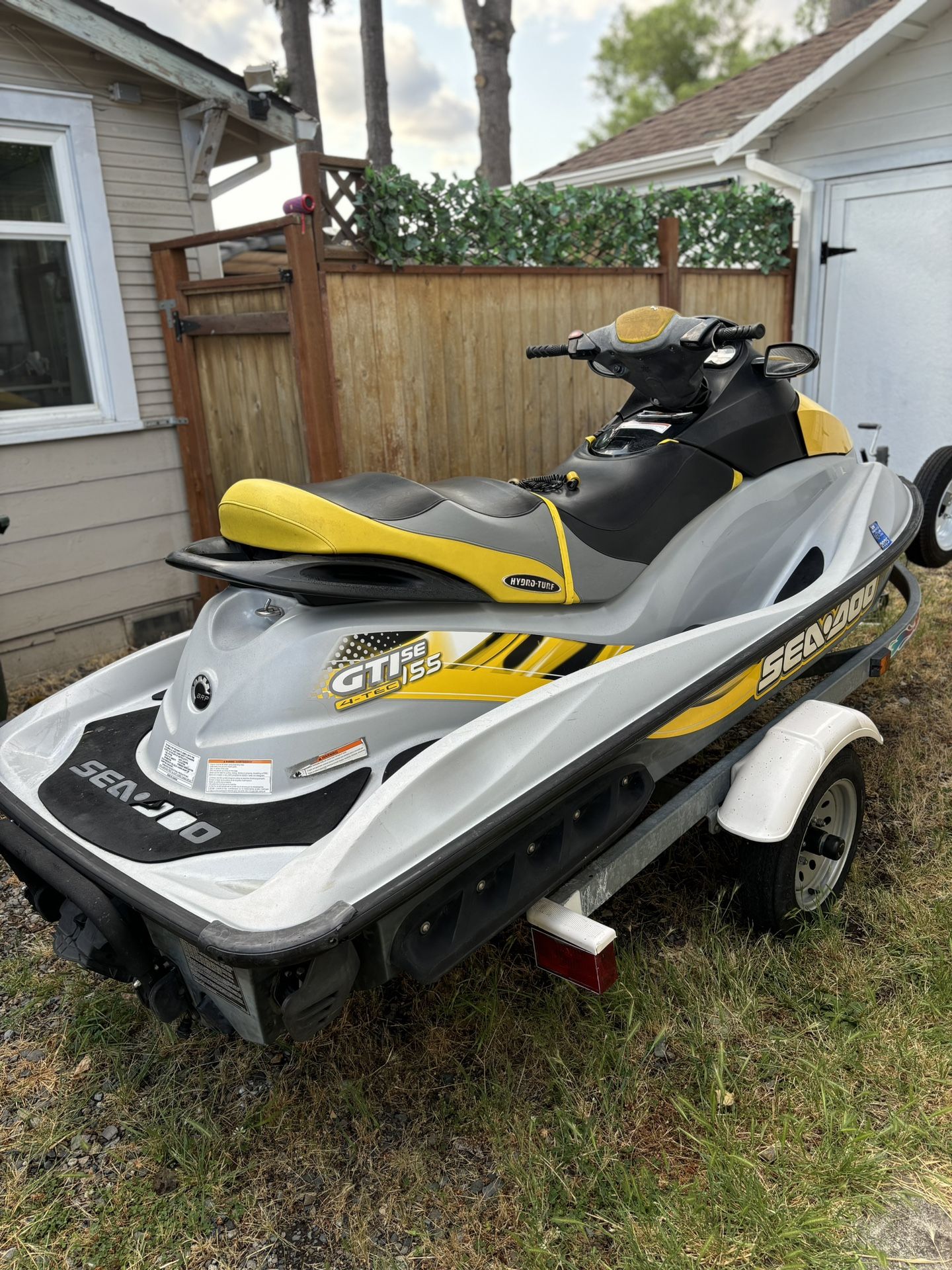 Low Hours 2007 Seadoo Gti SE 55 4 Tech & Trailer