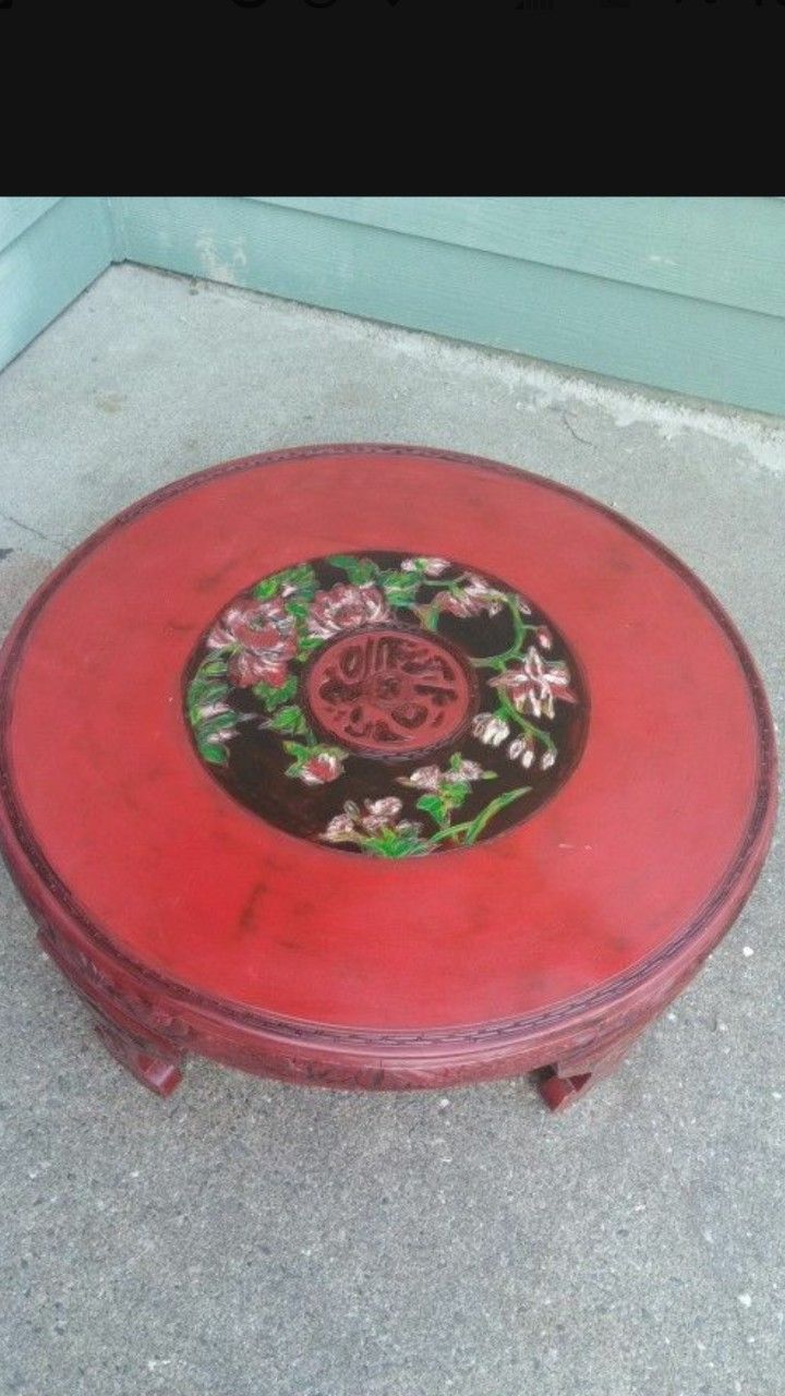 Antique Asian Tea Table
