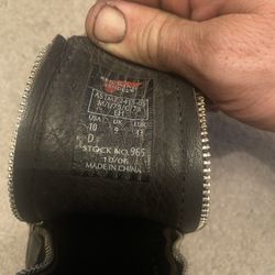 steel toe Redwing  boots size 10