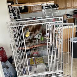 Large Playtop Parrot Cage In Excellent Condition