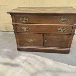 Antique Oak Dresser  1920 Years 