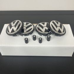 Volkswagen Center Caps & Air Caps Set 