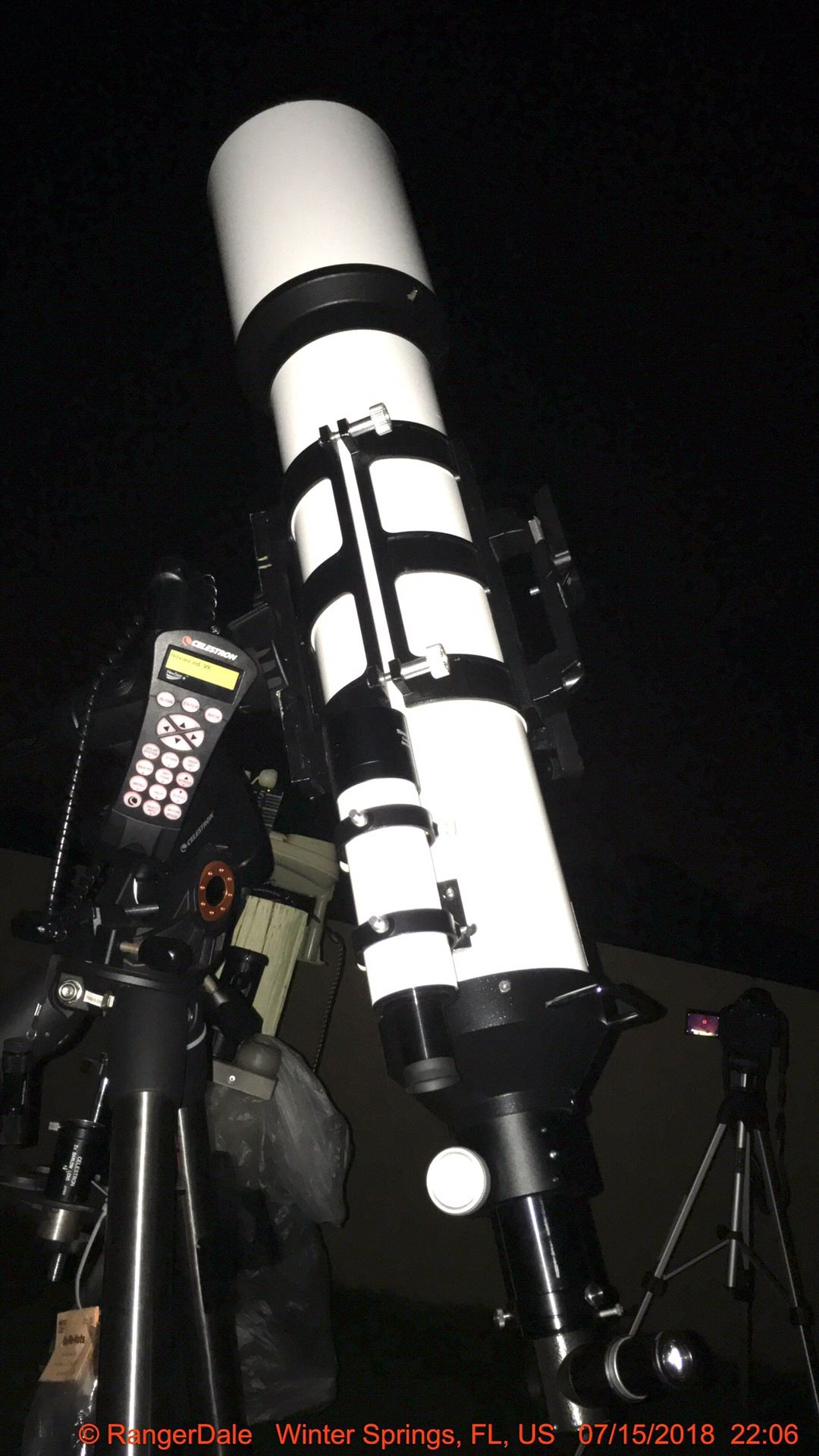 2 TELESCOPES: Explore Scientific 152mm Refractor + CELESTRON 8” f 3.9 Newtonian Reflector