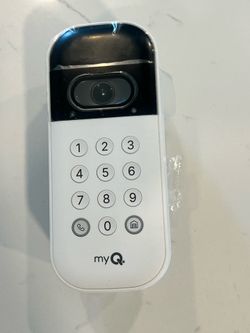 MyQ Smart Garage Door Video Keypad