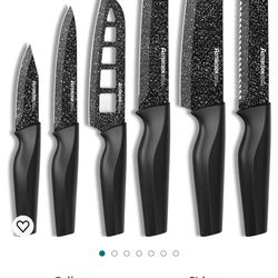 6 Piece Kitchen Knife Set 