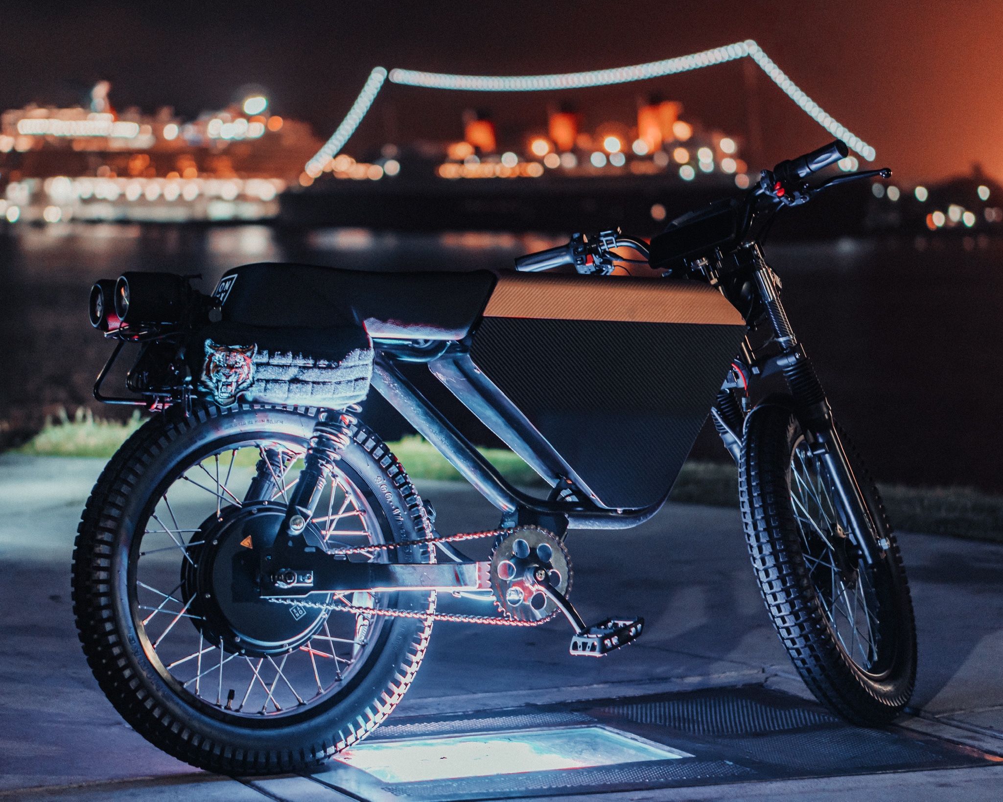 Onyx RCR shorty. Chi Battery 52.5ah, Magura Mt5e Brakes, Custom Wrap, Ego Boost Shocks, Custom Wheels,Custom Spark Proof Electrical 10 + 5 Amp Charge