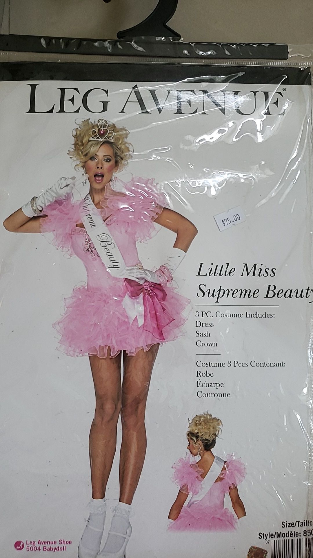 Halloween Princess or Miss Supreme Beauty outfit size S