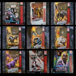 Transformers Kingdom  and Studio Series Figures Lot