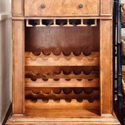 WINE BAR CABINET WITH DRAWER