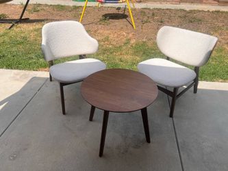 Coffee table with chairs