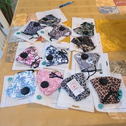 Whossale  Face Mask  New   With 2 Filter  Includes  $2c/a Minimum  20 Piece  