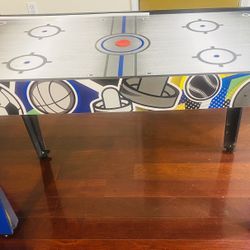 Air Hockey Game Table with Puck & Paddles