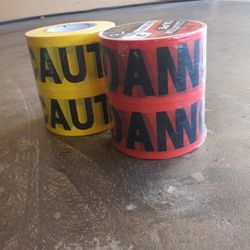 Danger And Caution Tape 