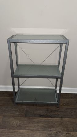 Glass/Metal Bookshelf