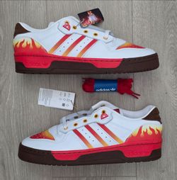 Adidas Rivalry Low X Demon Slayer Rengoku Hashira JI3310 Men's Size 11.5 NWT Limited