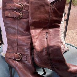 Brown Leather Boots