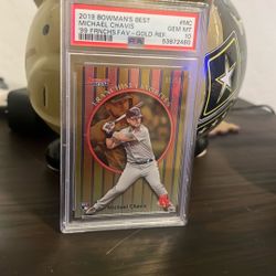 Michael Chavis Rookie Numbered To 50 PSA 10