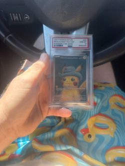 Pikachu/grey felt hat open for trades for gold an silver /dirt bikes