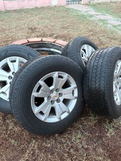 Chevy Wheels with Tires – Set of 4