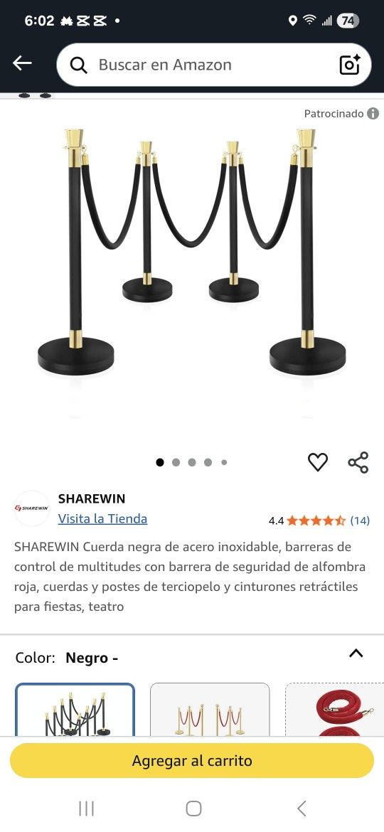 SHAREWIN Rope Safety Barriers