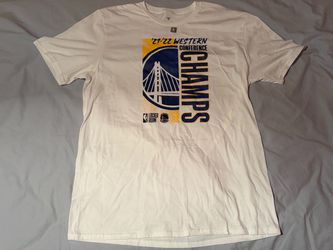 Golden State Warriors NBA 2021-22 Western Conference Champions Fanatics Shirt; Men’s L