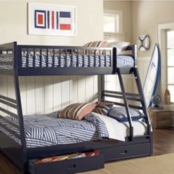 Full/twin Bunk Bed With Mattress