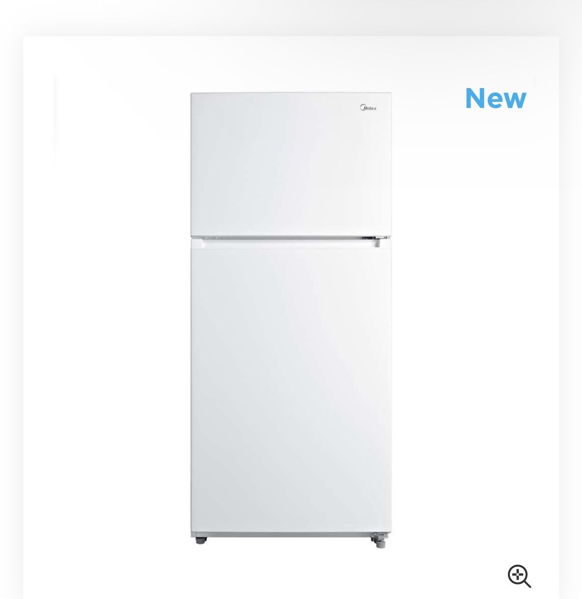 Brand New In Box Midea 18-cu ft Top-Freezer Refrigerator (White) ENERGY STAR