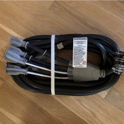 Briggs & Stratton 20 Amp Generator Adapter Cord Set - 25' Long 4 Outlets