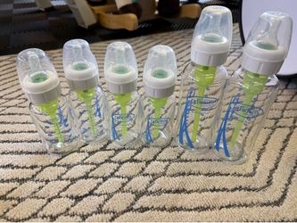 Dr. Brown glass bottles