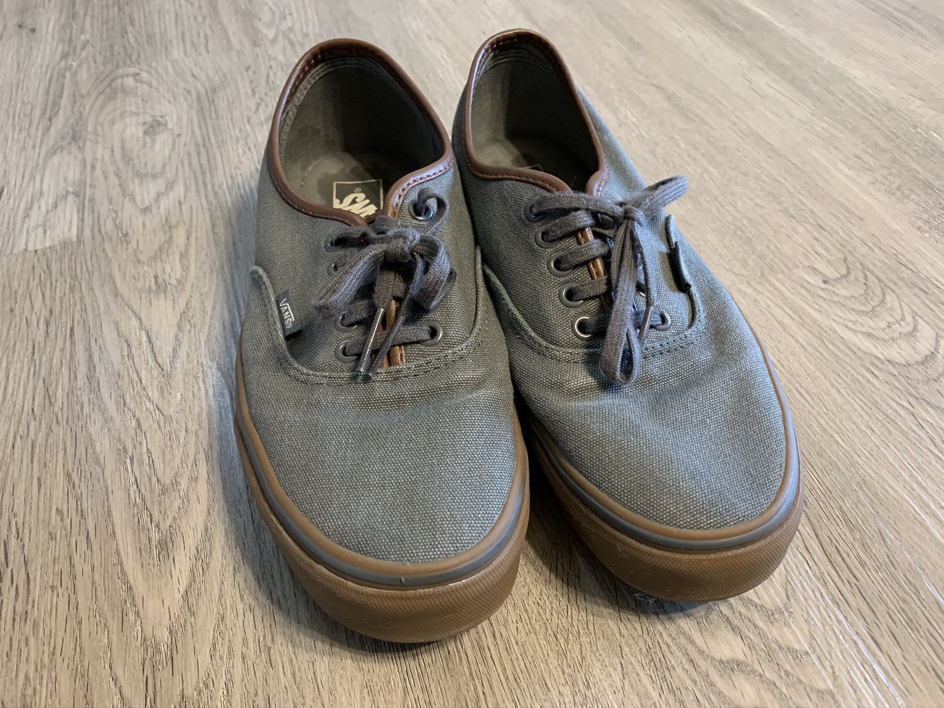 VANS gray shoes men size 9