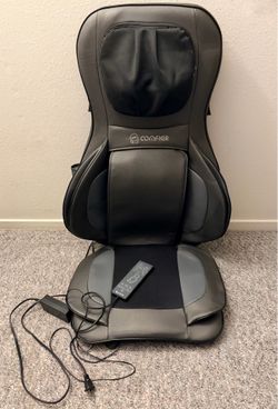 COMFIER Shiatsu Back Massager with Heat, Deep Kneading & Rolling Massage Chair Pad, Chair Massager