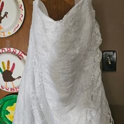 Size 26w Wedding Dress For Sale 