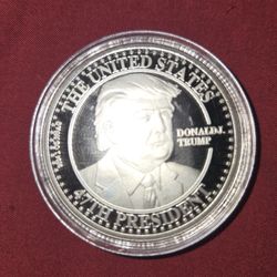 1oz FINE SILVER "47TH PRESIDENT TRUMP" COINS