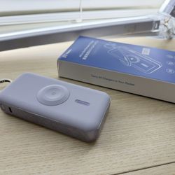 Brand New RORRY Portable Charger, 12000mAh 30W Fast Charging Power Bank with Built-in Retractable USB C Cable, Battery Pack with Keychain SKU338-S1