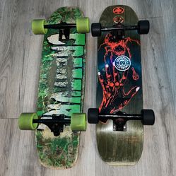 Two Cruiser Skateboards