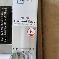 Mainstay Rolling Garment Rack