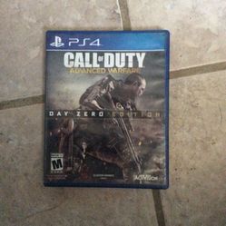 PS4 Game Cod Advance Warfare