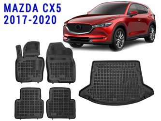 All weather mats set for Mazda CX-5 2017-2020 custom fit