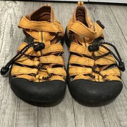 Orange Keen Kids Sandals