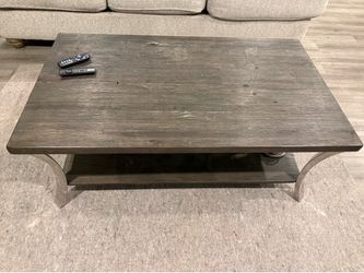 Coffee table and two end tables